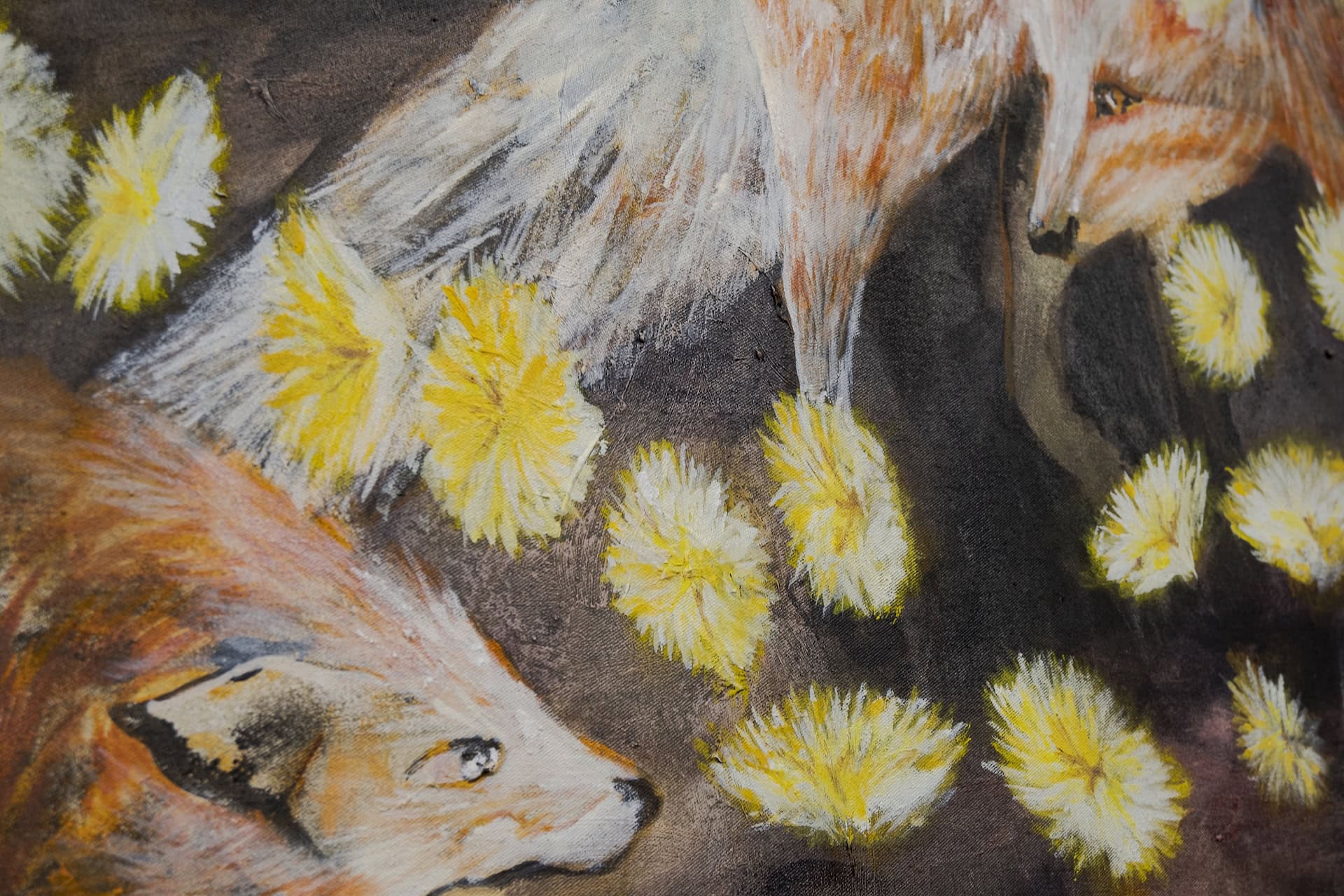 Dettaglio3_Calycanthus, 120 x 148 cm, olio e acrilico su tela, 2025_Foto Credit_Stefano Maniero 2